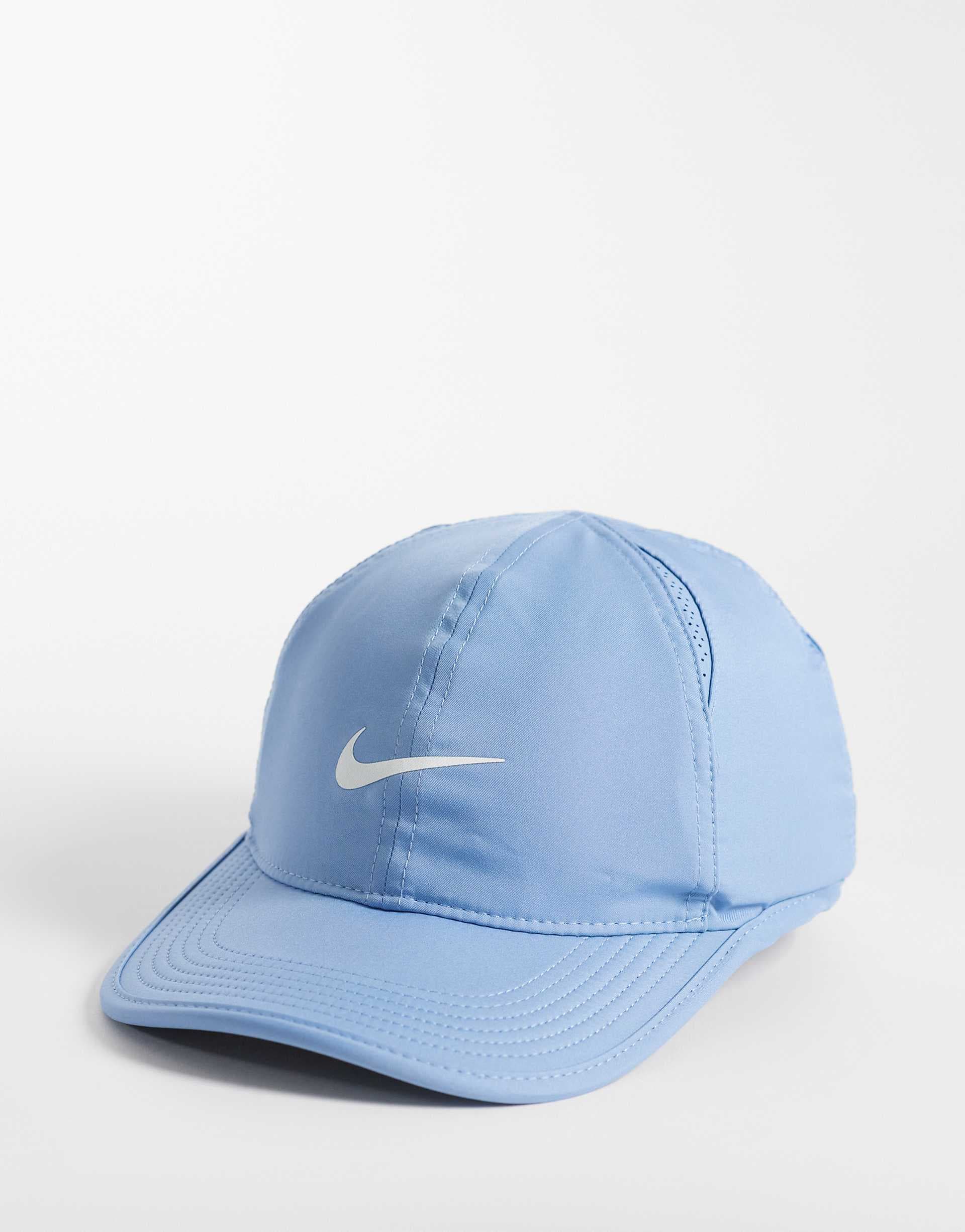 Nike Training Club cap with swoosh in light blue