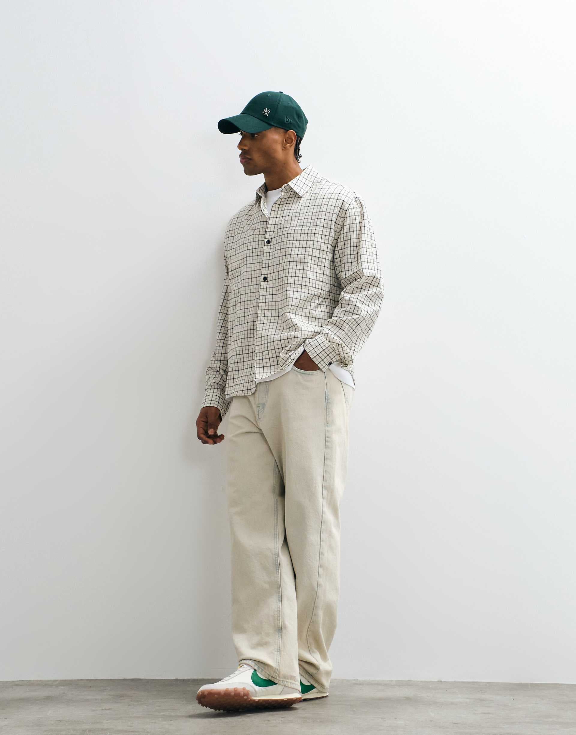 Jack & Jones Alex baggy jeans in bleached wash