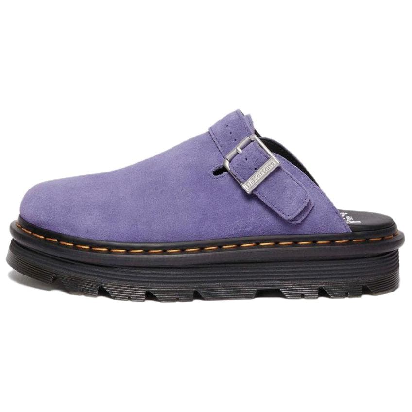 Dr. Martens Zebzag Suede Comfortable Simple Fashion Casual Low-Top Shoes Unisex Purple