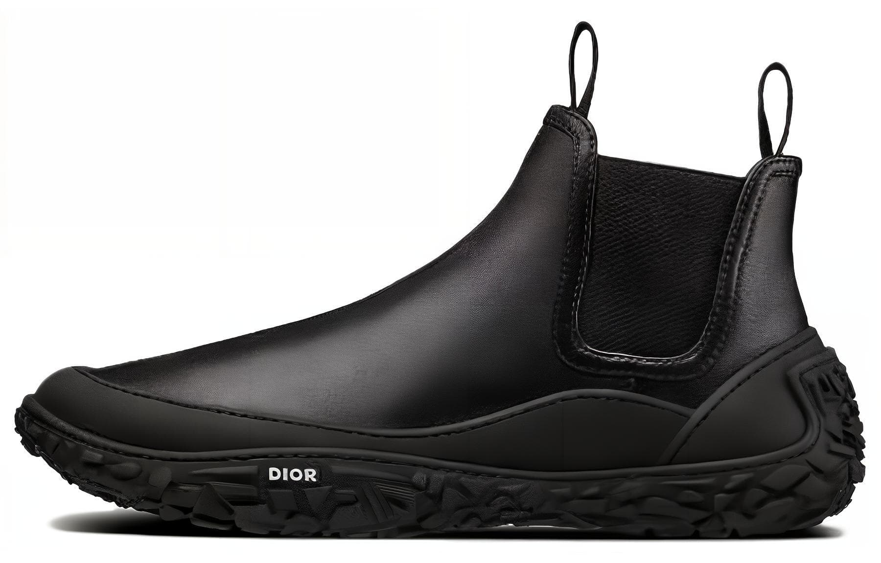 DIOR B28 Ankle-Length Chelsea Boots Men's Black