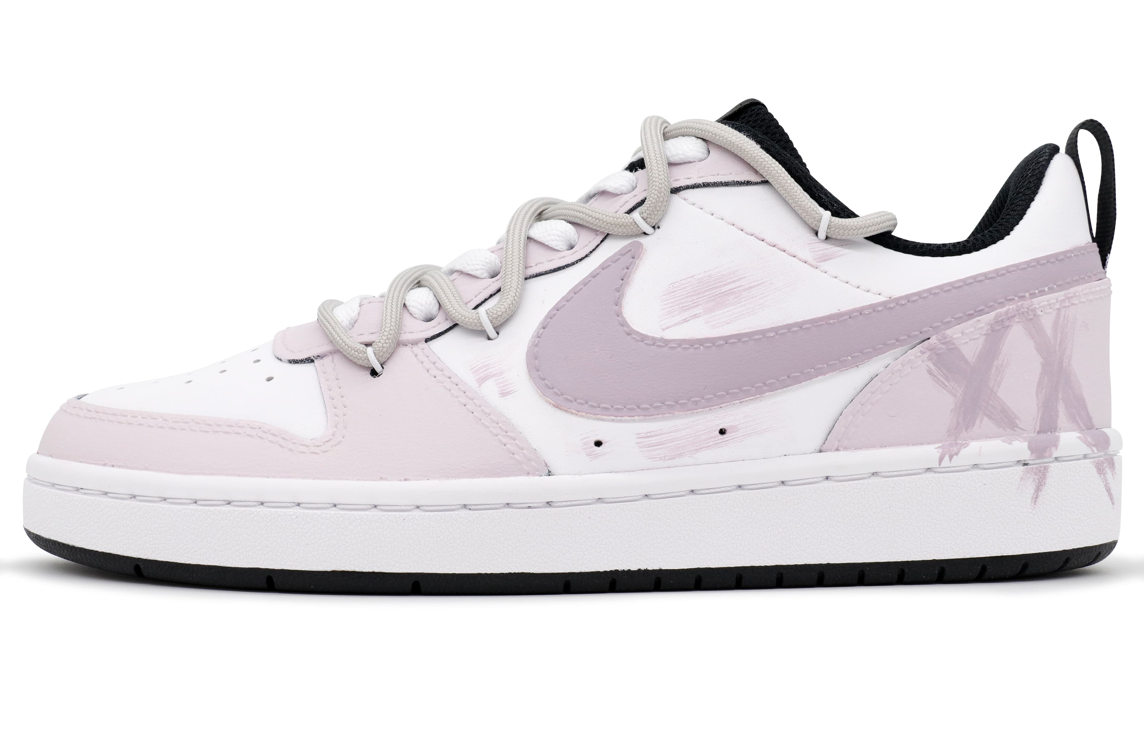 Nike Court Borough Zibao Non slip Lightweight Low Top Skateboard Shoes Women's Light Purple