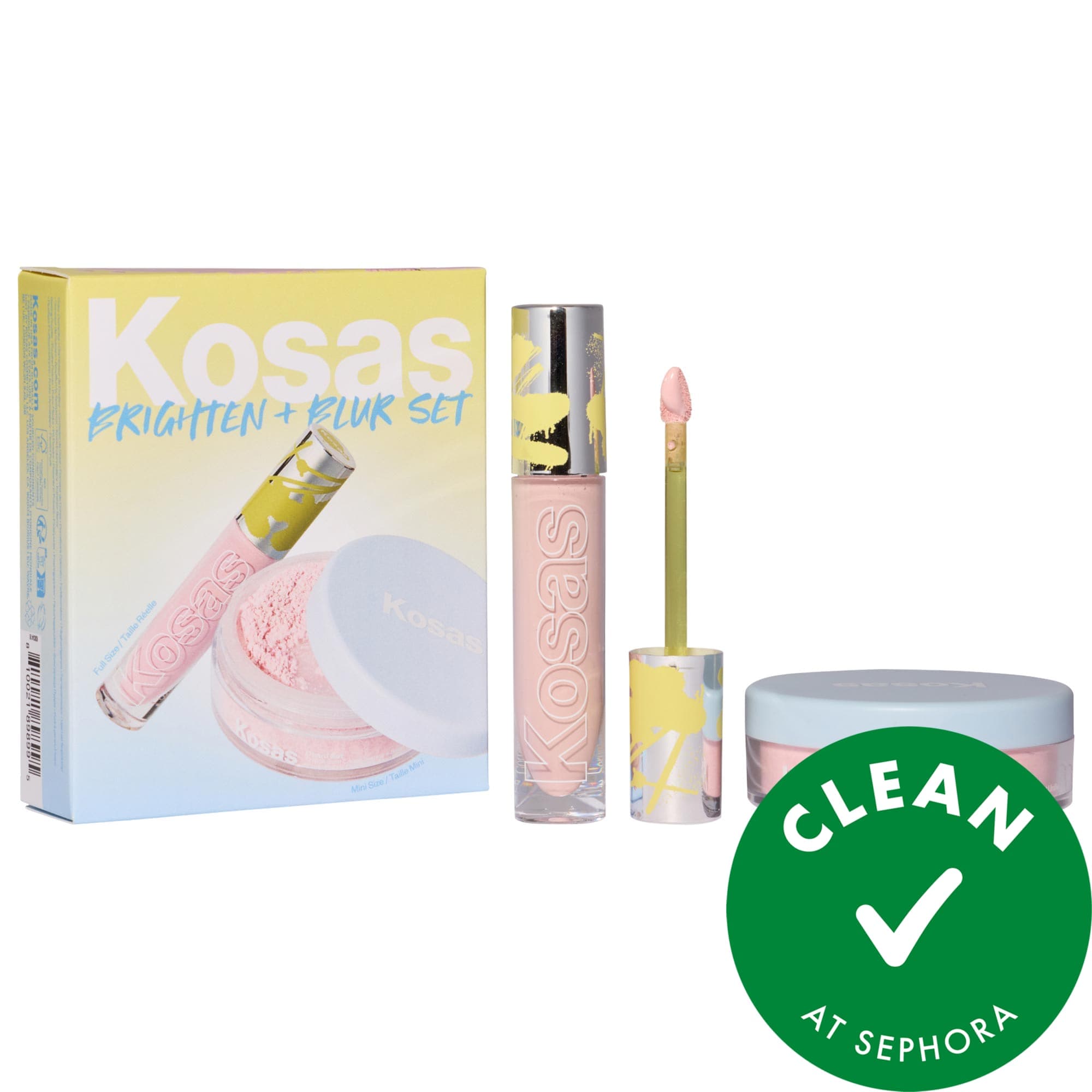 Brighten & Blur Set - Color Corrector + Loose Setting Powder Face Set