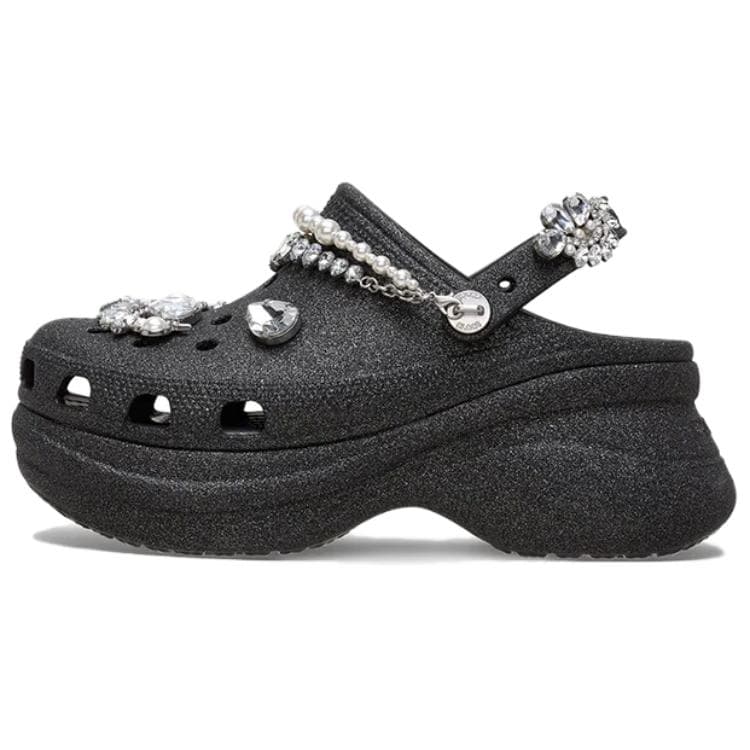 Crocs Little Whale Fashion Versatile Clogs Women's Black