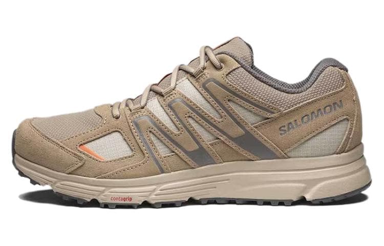 SALOMON X-Mission 4 Outdoor Shoes Unisex Low-Top Beige Umber