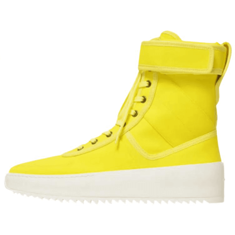 Fear of God Military High-Top Casual Sneakers Unisex Yellow