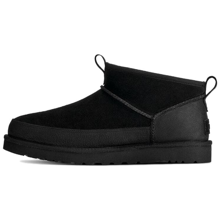 UGG CLASSIC ULTRA MINI Cow Split Leather Comfortable Fashion Snow Boots Men's