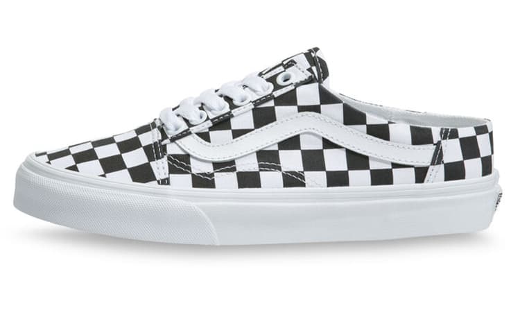 Vans Checkerboard Old Skool Mule Chessboard White/Black