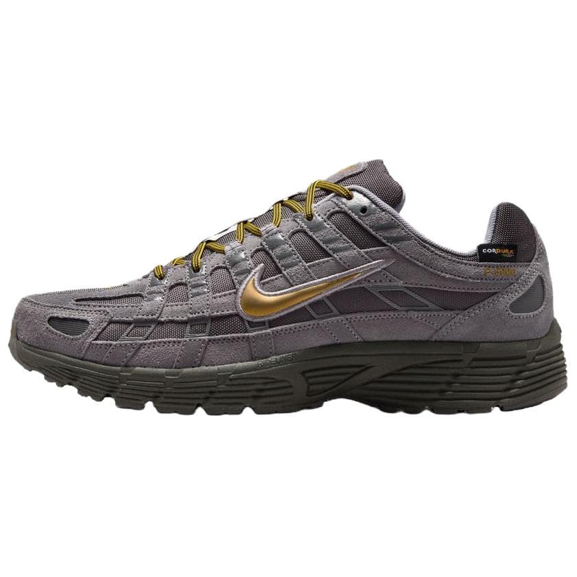 Nike P-6000 Comfortable Soft Running Shoes Unisex Grey Gold