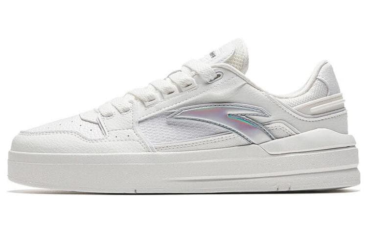 Anta Street Naughty Lite Anti-Slip Wear-Resistant Low-Top Skateboard Shoes Women's White