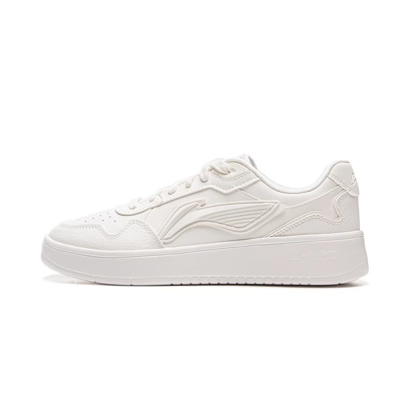 Li-Ning 'Ingot' Casual Versatile Supportive Slip-Resistant Wear-Resistant Low-Top Sneakers Men's Cloud White