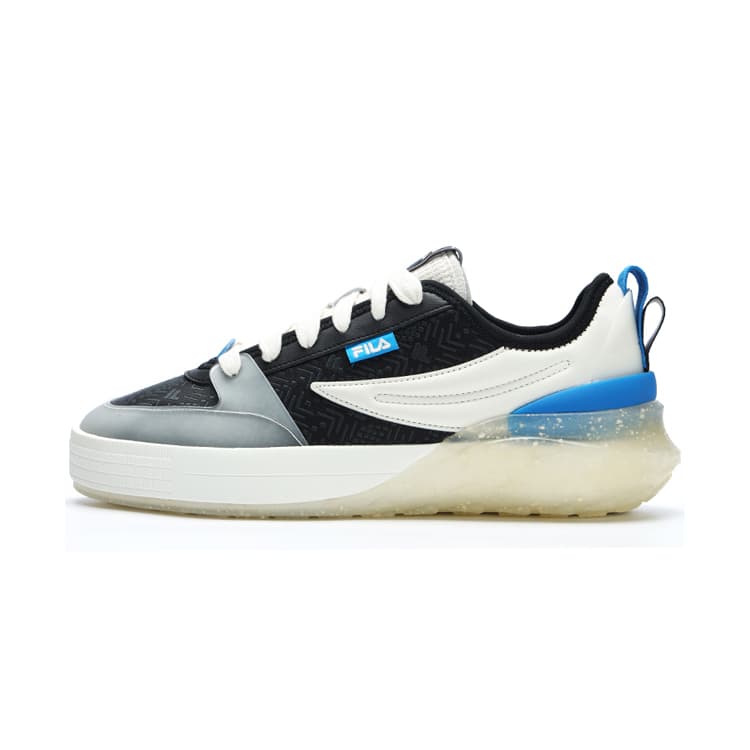 FILA MIXA Skateboard Shoes Men Low-Top White Black