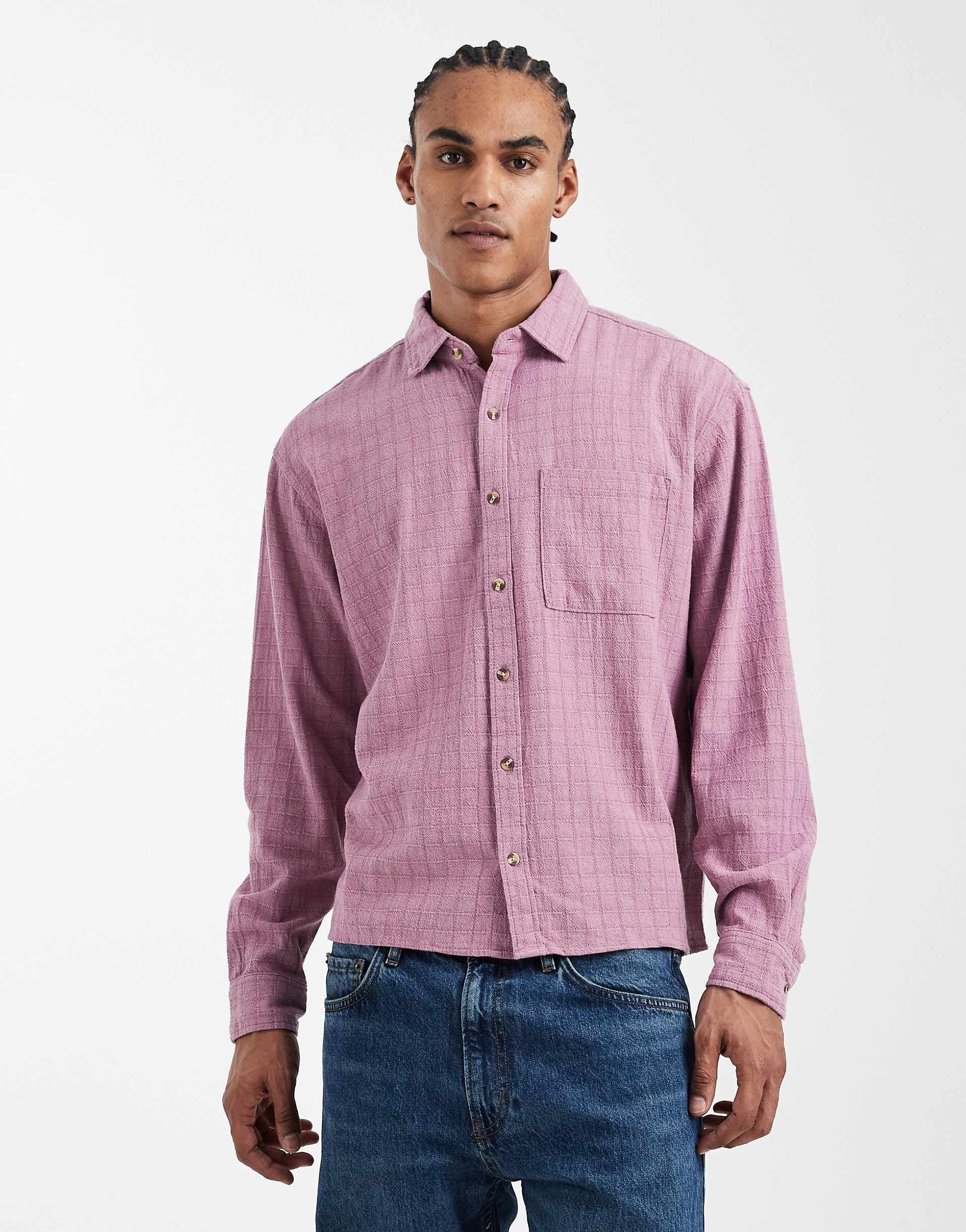 Cotton On Remi long sleeve shirt in washed berry