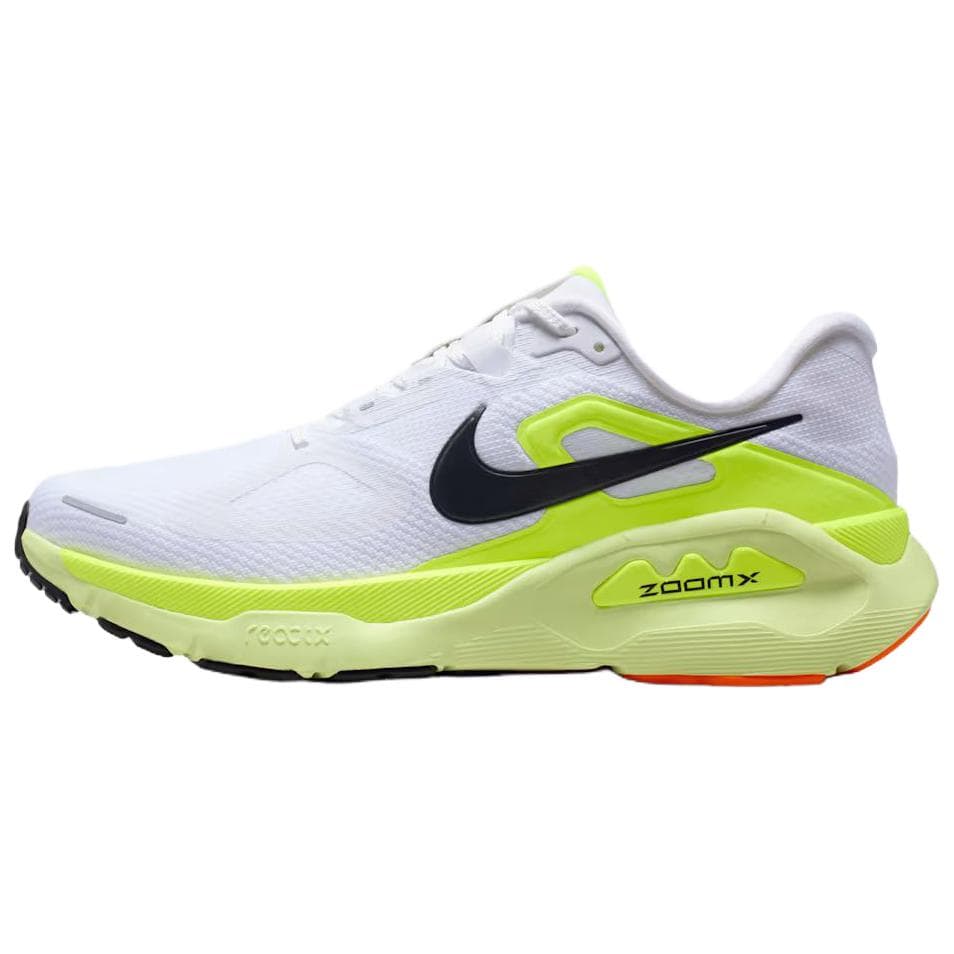 Nike Structure Plus Classic Comfortable Breathable Supportive Cushioned Running Shoes Men's White Black
