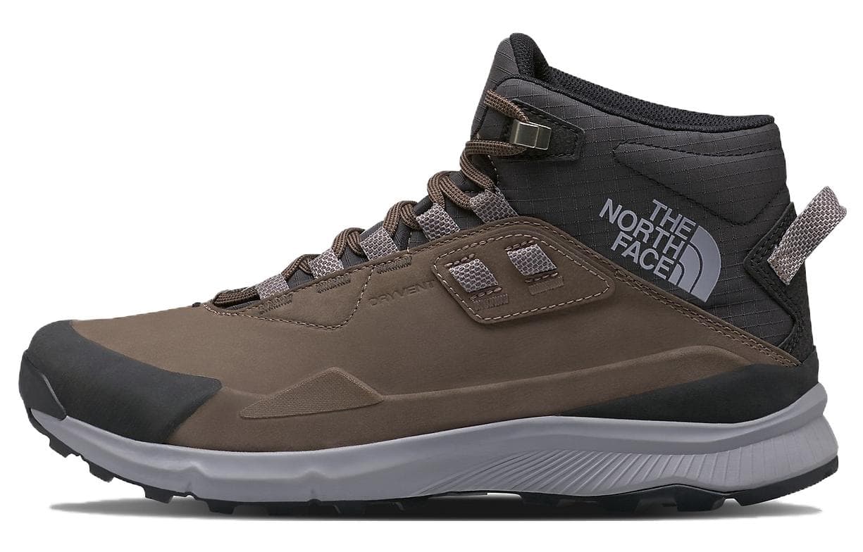 THE NORTH FACE Cragstone Leather Outdoor Boots Men Two-Party Brown/Mixed Gray