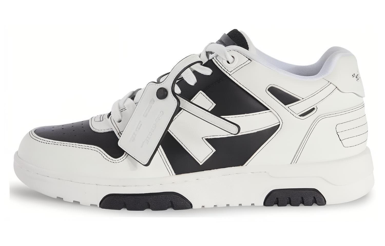 OFF WHITE Out Of Office Ooo Low Tops Black White