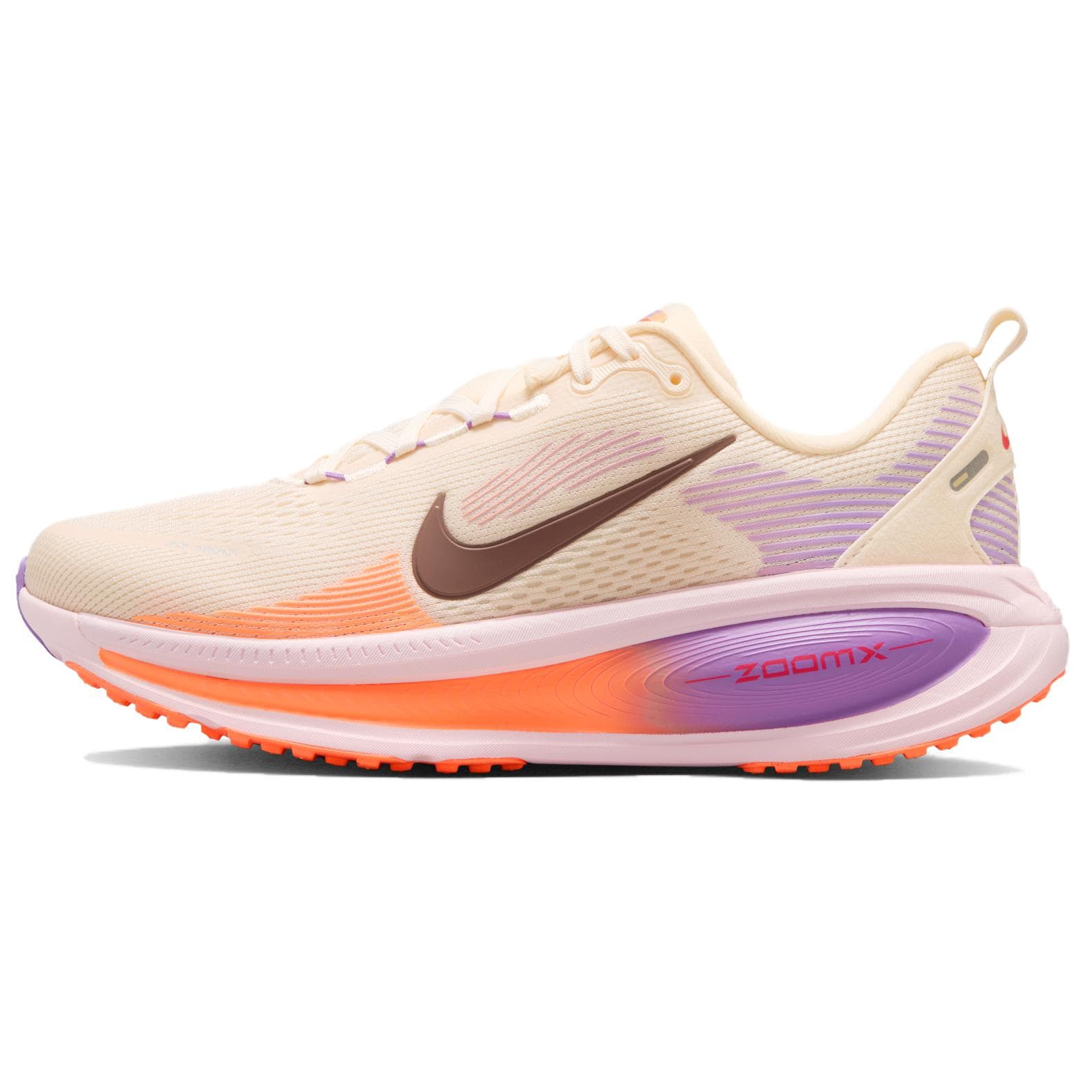 Nike Vomero 18 Comfortable Soft Soft Cushion Breathable Responsive Running Shoes Women's Beige