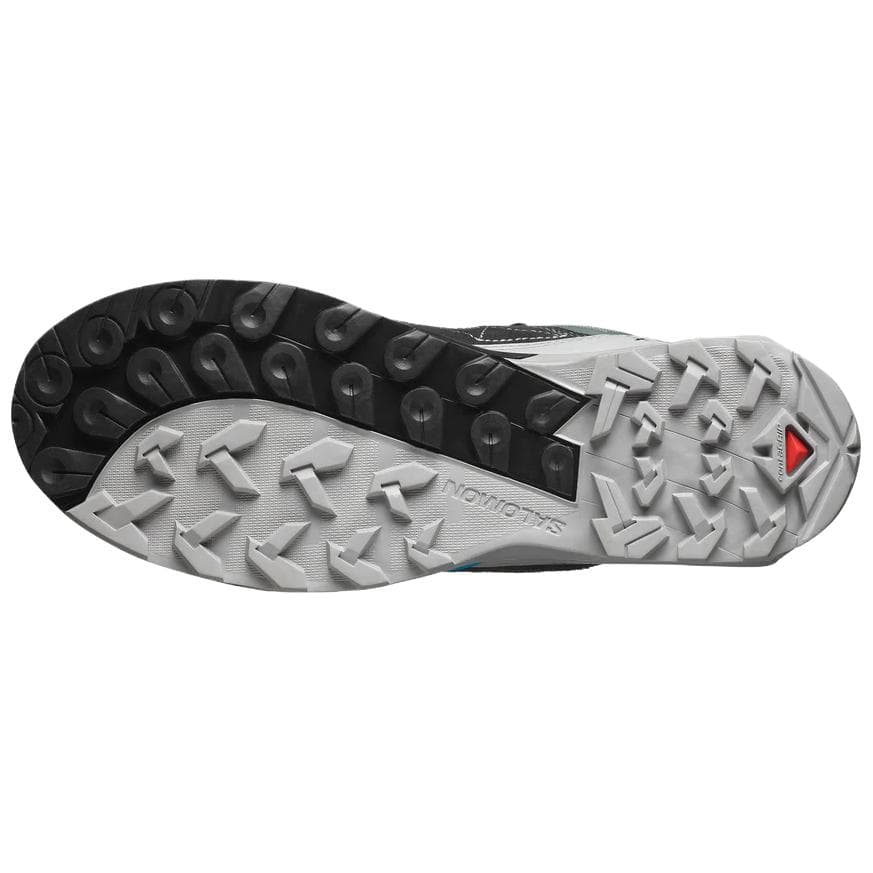 SALOMON X Ultra ALPINE Leather Fashion Comfort Cushioning Waterproof Support Low-Top Hiking Shoes Men's Gray Blue