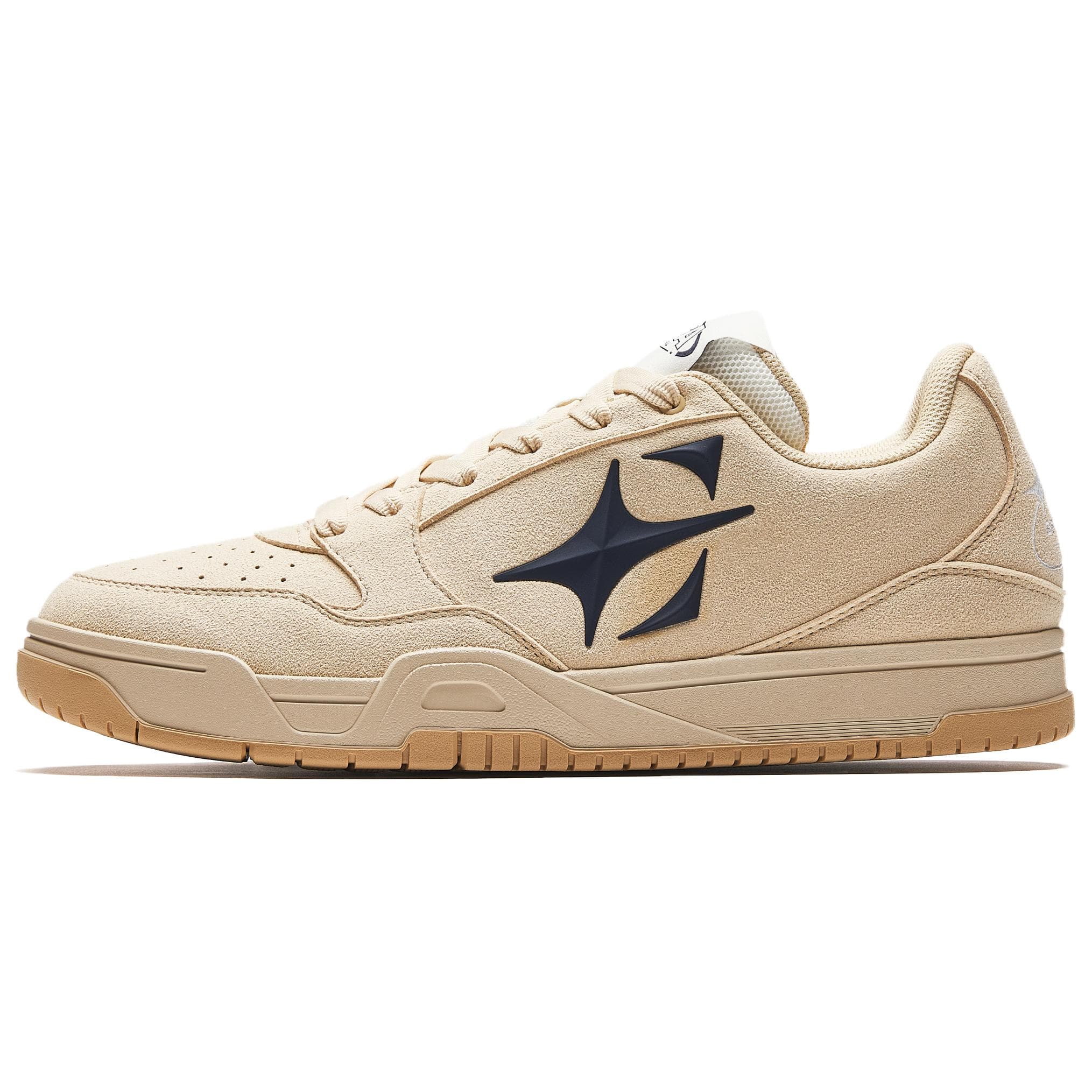Anta SKYSPACE Basketball Culture Trendy Versatile Retro Casual Minimalist Durable Breathable Low-Top Skate Shoes Men's Oatmeal Gray