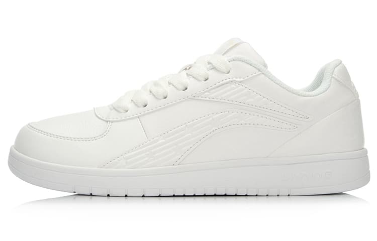 LiNing Weave Fabric Synthetic Leather Comfort Slip-Resistant Wear-Resistant Lightweight Low-Top Sneakers Unisex