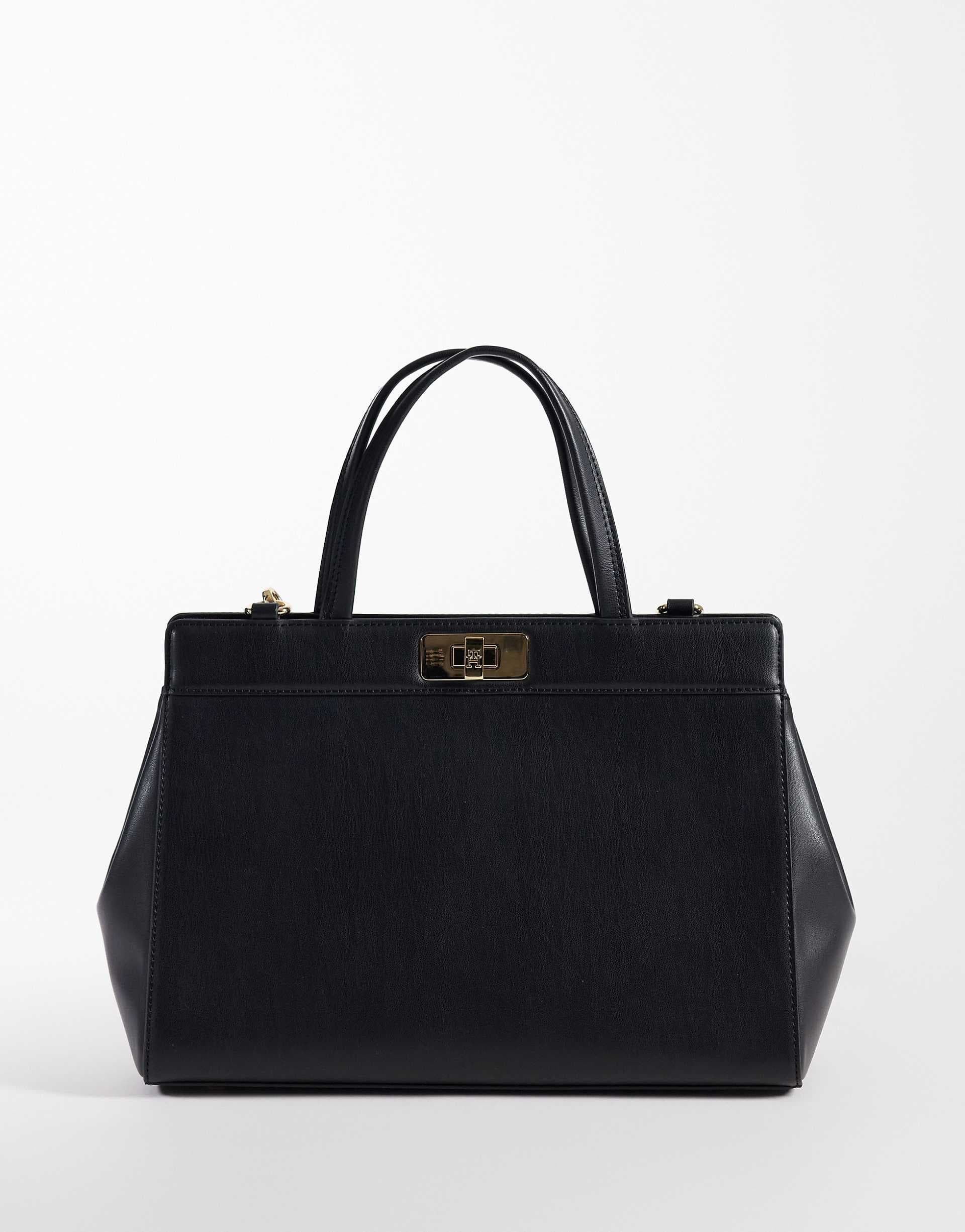 Tommy Hilfiger modern satchel in black