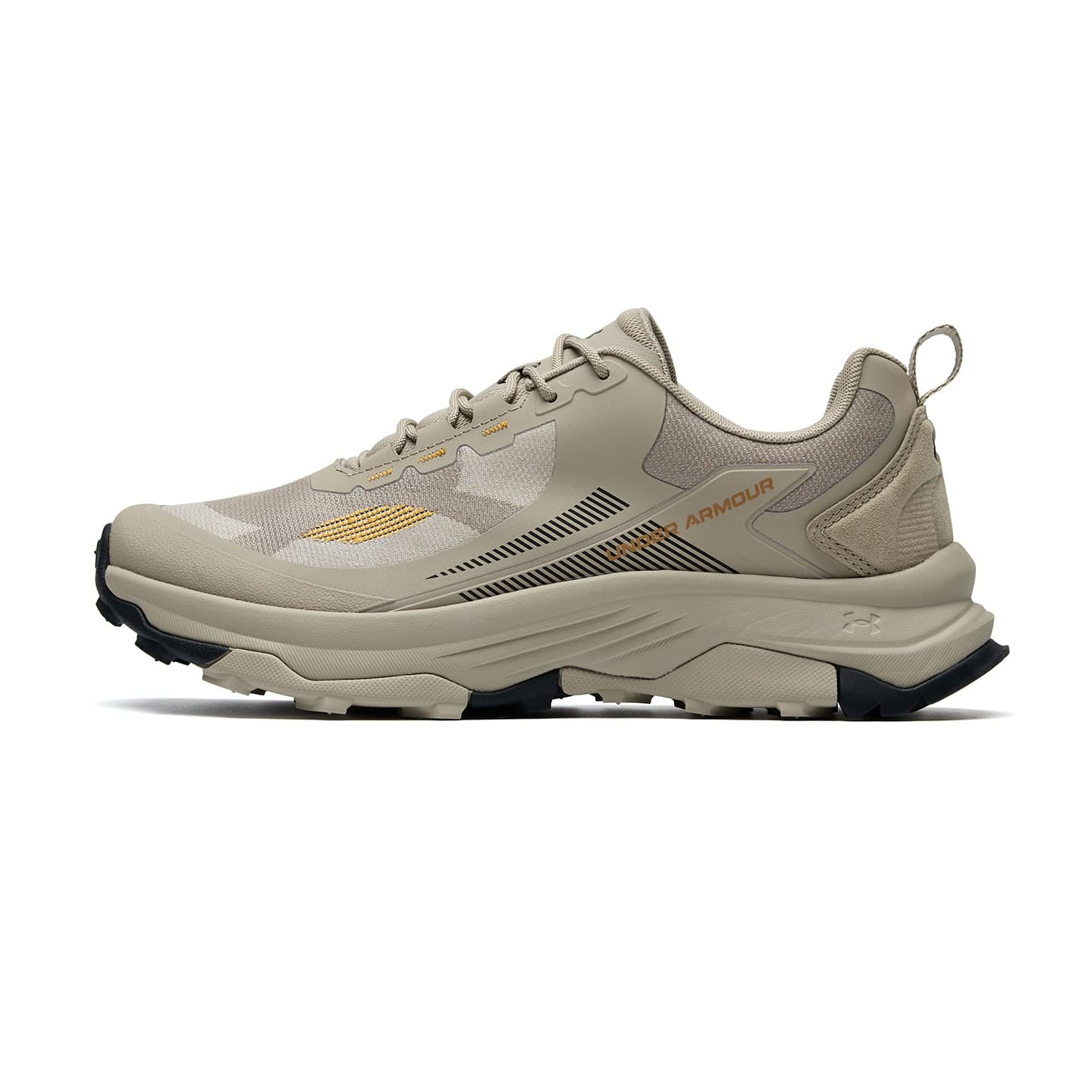 Under Armour Outdoor Running Shoes Sport Trail Outdoor Cushioned Slip-Resistant Wear-Resistant Grippy Hiking Shoes Unisex Light Olive