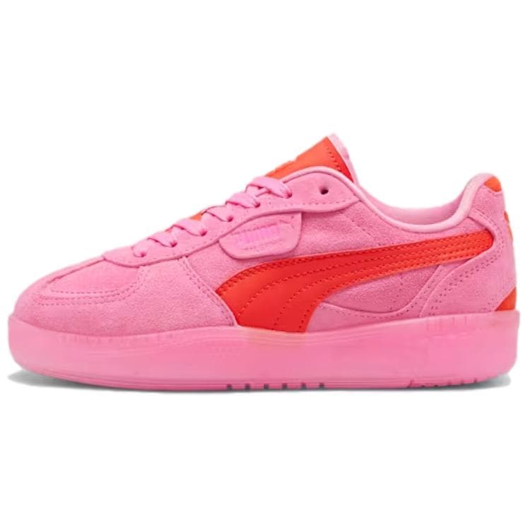 PUMA Palermo Anti Slip Wear Resistant Low Top Skateboard Shoes Women's Pink