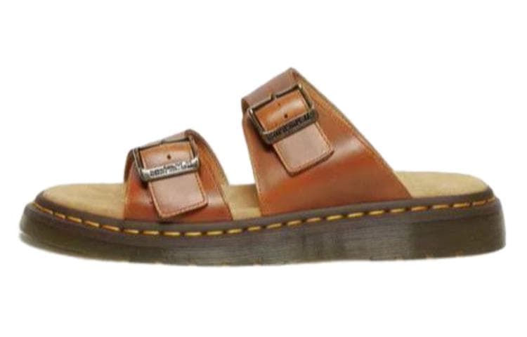 Dr.Martens Rubber Sole Slide Slippers Unisex Brown