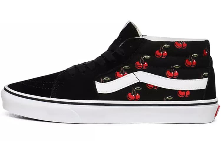 Vans Cherries Sk8 Mid Shoes Black