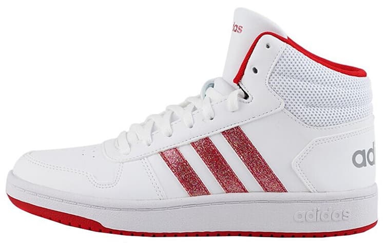 Adidas Neo Hoops 2.0 Mid 'White Red' Women's