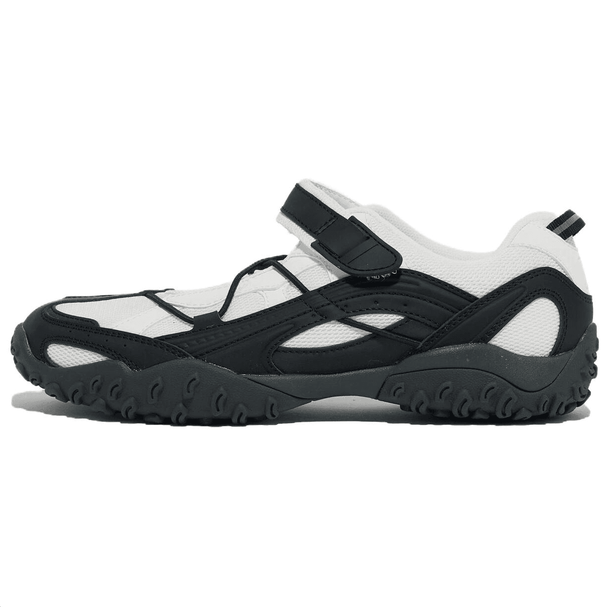 FILA Eshape Comfortable Soft Mary Jane Wear-Resistant Low-Top Casual Shoes Women's White Black