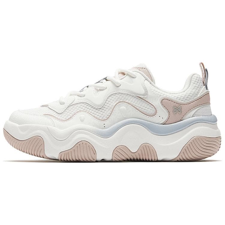 Anta Coral Casual Shoes Women's Low-Top White Pink Blue