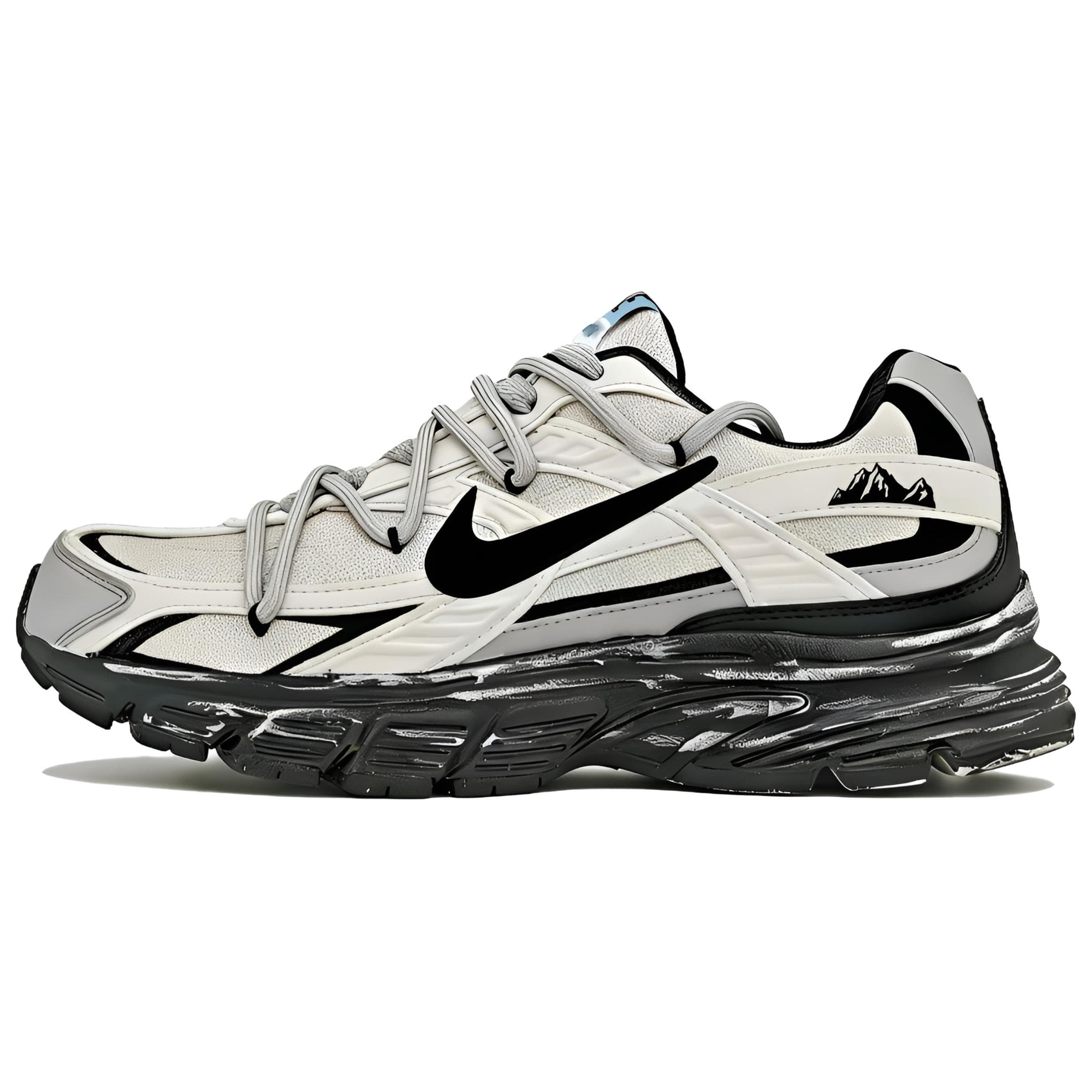 Custom Sneakers Nike Initiator New Year Edition CNY Year of the Horse Celebration New Chinese Style Comfort Cushion Wear-Resistant Breathable Support Low-Top Casual City Commute Running Shoes Unisex Black White Grey