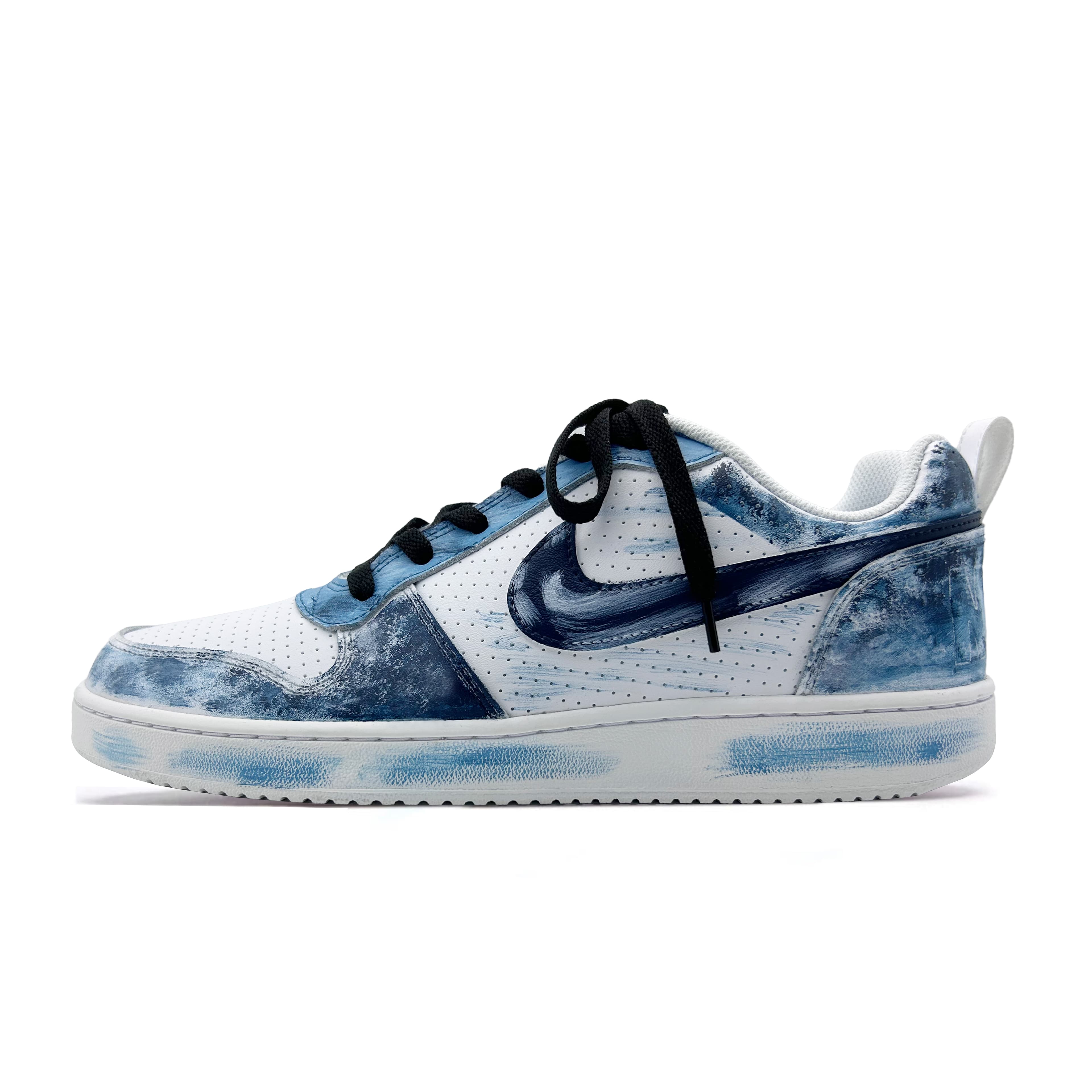 Nike Court Borough Skateboard Shoes Men Low-Top White
