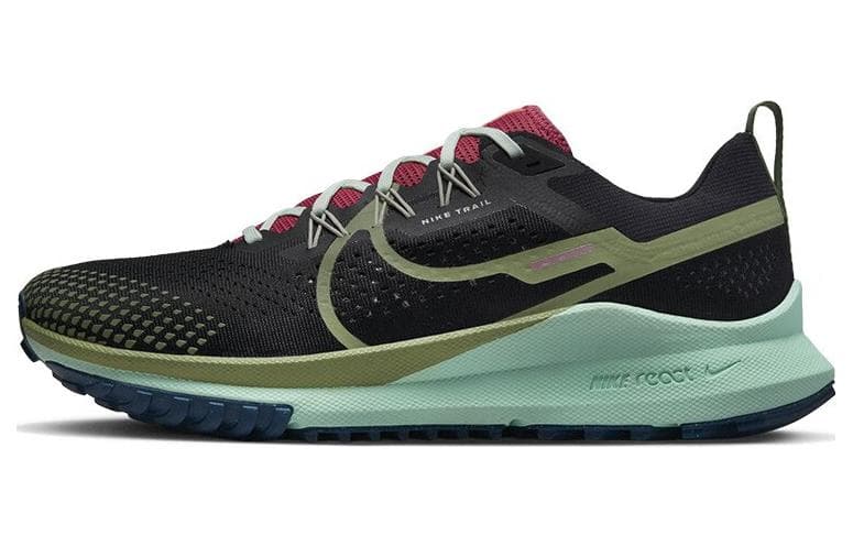Nike React Pegasus Trail 4 Black Mint Foam Alligator