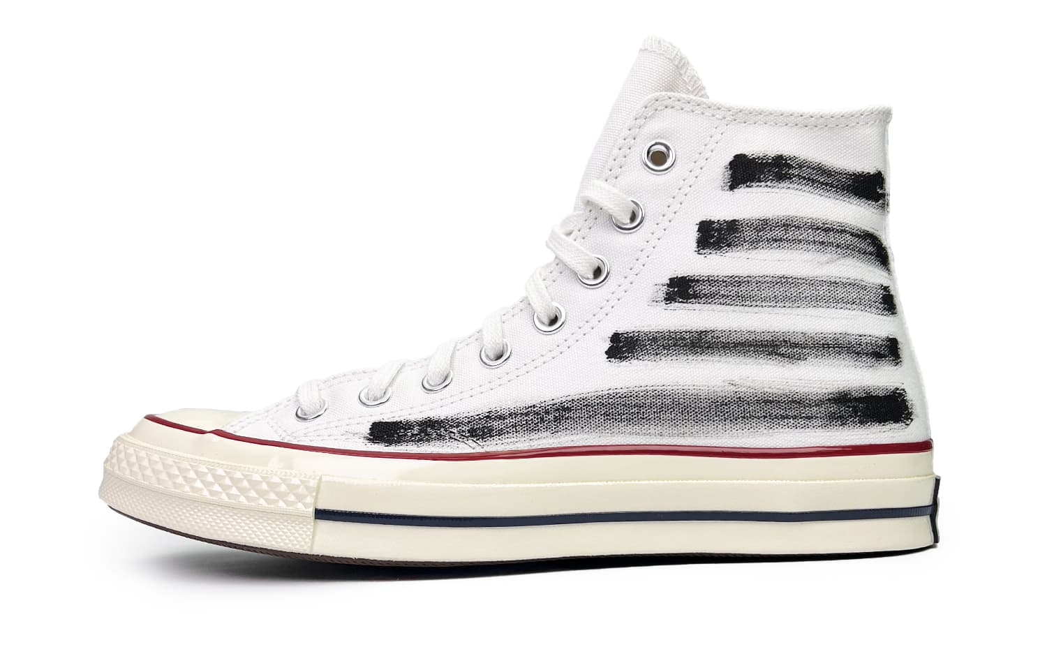 Converse 1970s Anti-Slip Wear-Resistant Breathable Lightweight High-Top Canvas Shoes Unisex Black White