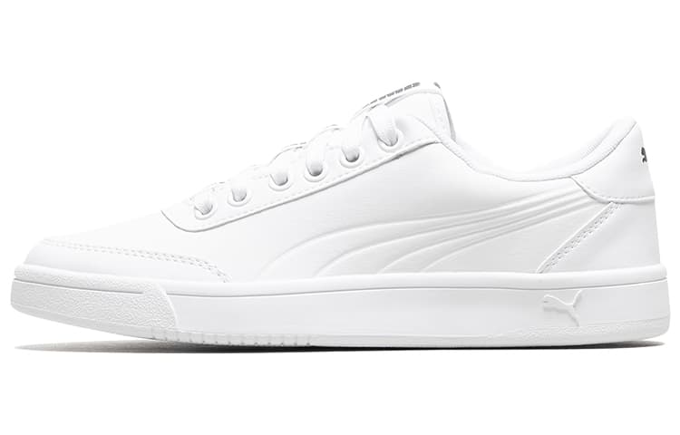 PUMA Court Breaker Bold White Casual Board Shoes 'White Black'