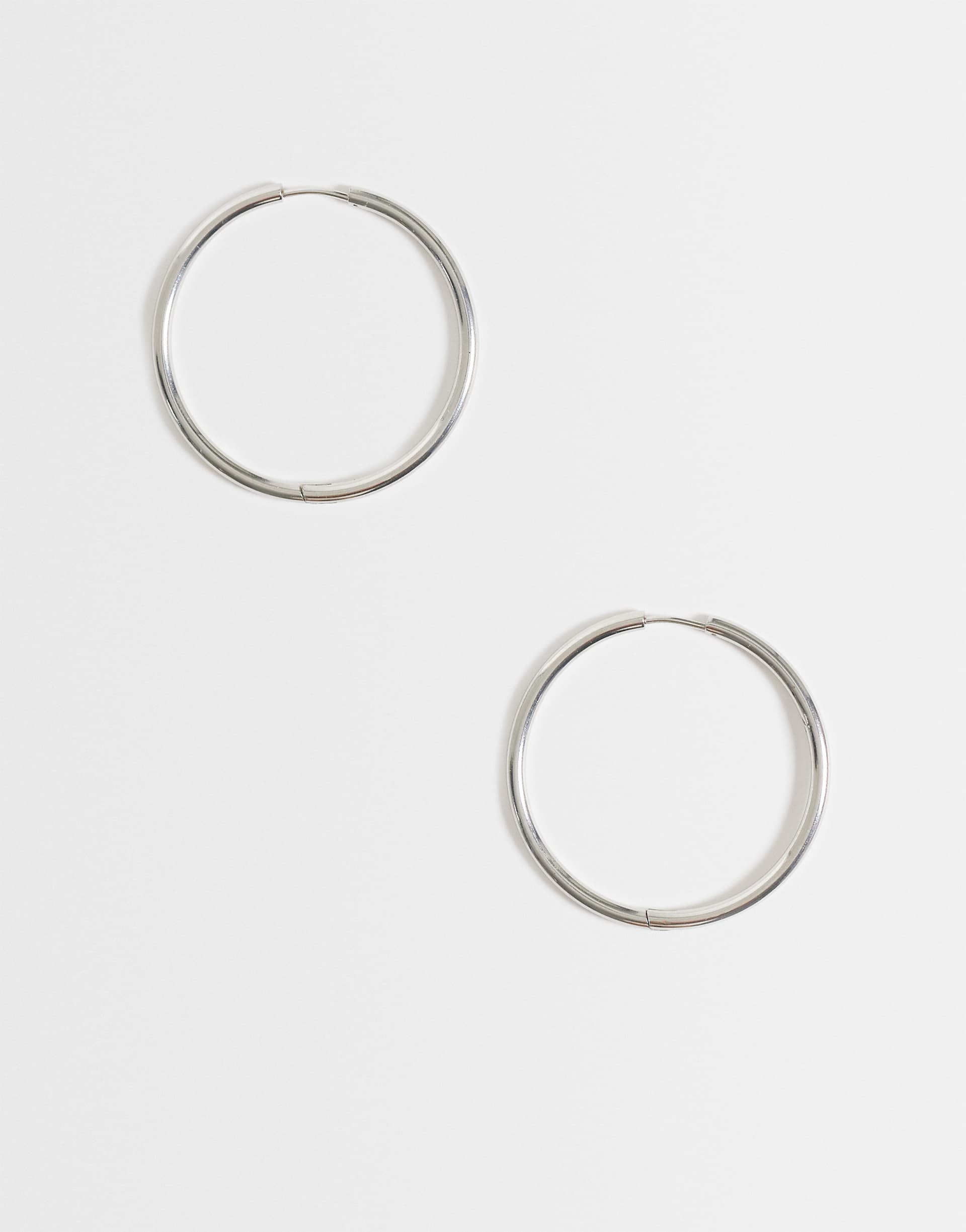 Lost Souls 35mm hoop earrings in stainless steel
