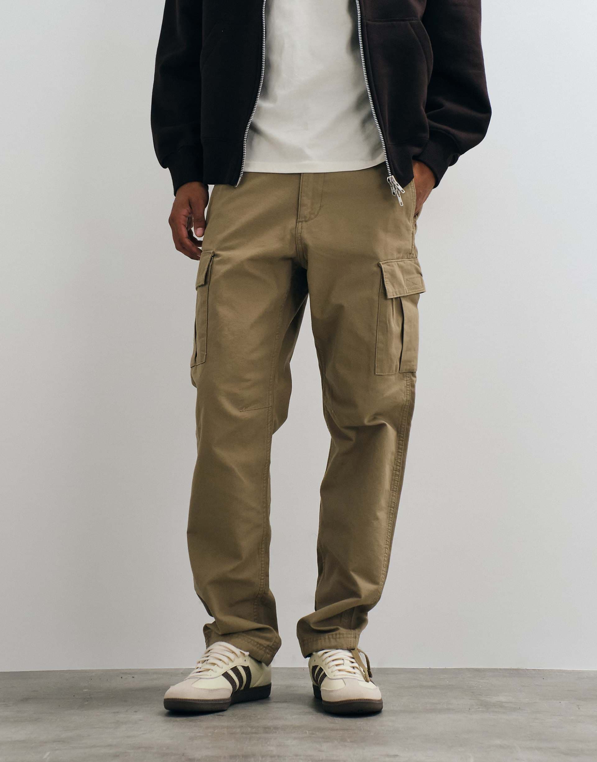 Jack & Jones loose fit cargo pants in beige