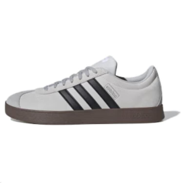 Adidas VL COURT 2.0 Low Top Skateboard Shoes Unisex Gray Black Silver