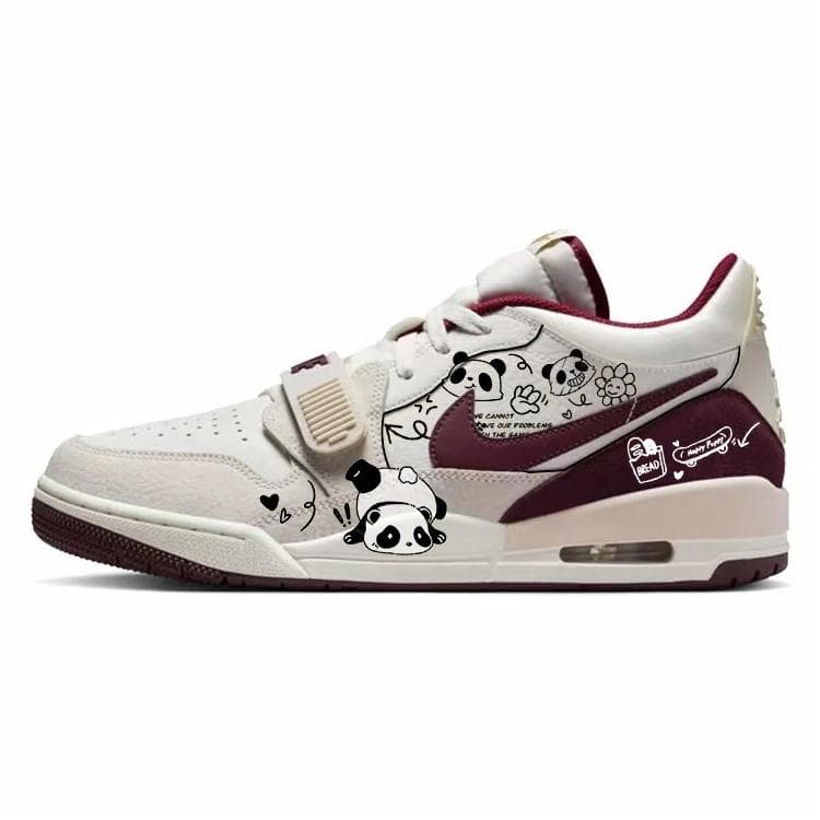 JORDAN Legacy 312 Vintage Basketball Shoes Men Low Top Beige/Brown