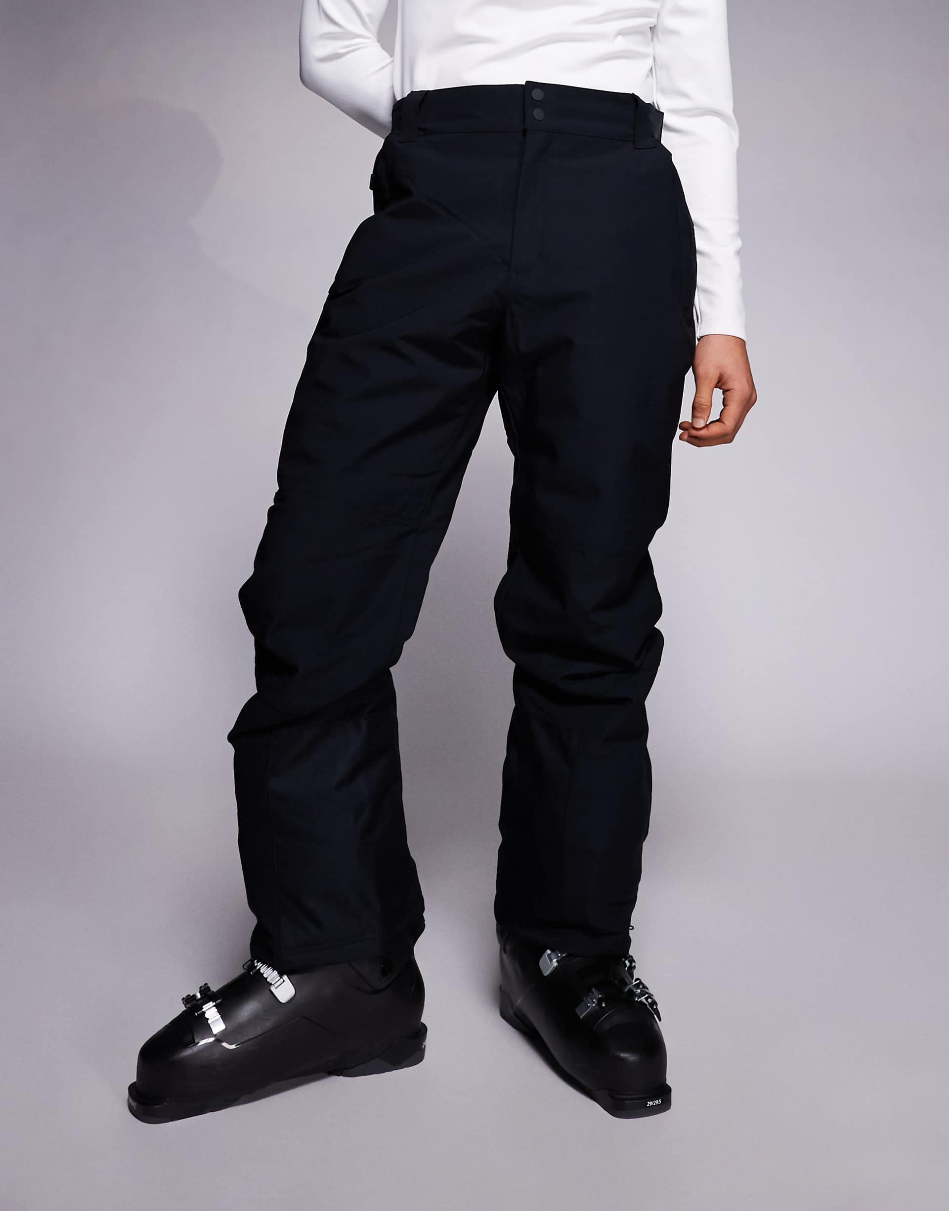 ASOS 4505 Ski water repellent ski pants with straight leg in black