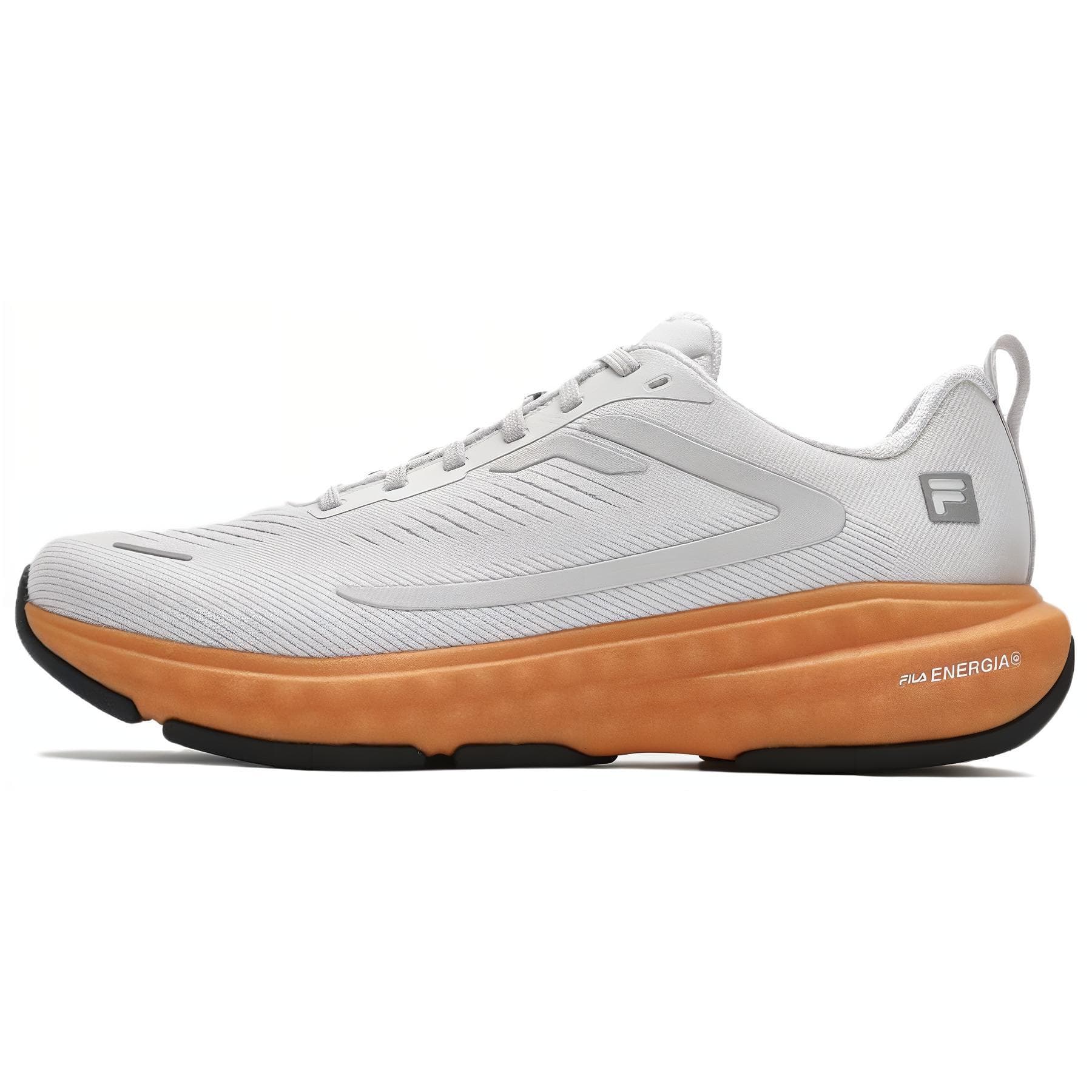 FILA ENERGY 2 Slip-Resistant Low-Top Casual Running Shoes Men's Rain Mist Gray