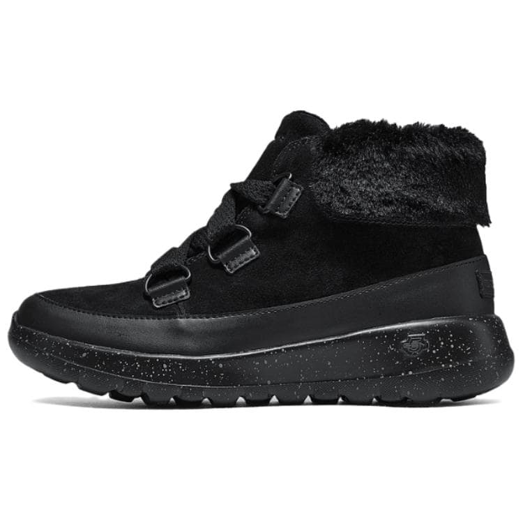 Skechers Warm And Wear-Resistant Short Snow Boots Women's Black