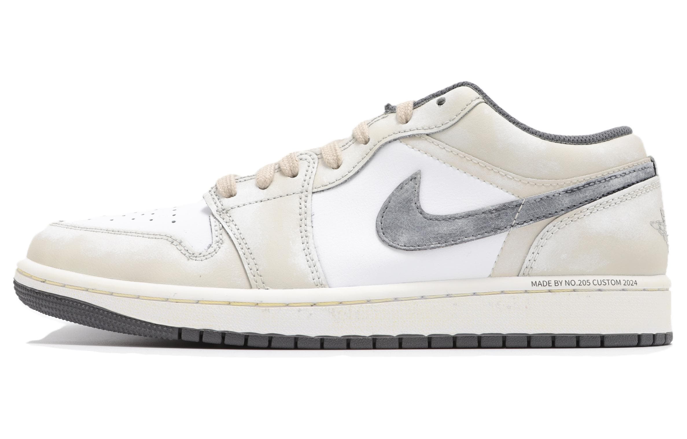 Custom Sneakers Jordan Air Jordan 1 Low 'Desert Sand' Retro Low-Top Basketball Shoes Unisex Beige