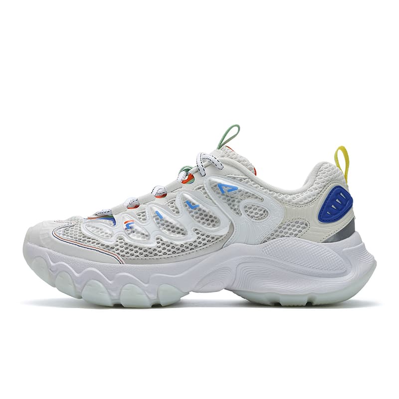 FILA TRUFFLE SUMMER Colorful Early Summer Mushroom Shoes Fashion Versatile Trendy Personalized Minimalist Sporty Wear-Resistant Breathable Low-Top Casual Shoes Men's White