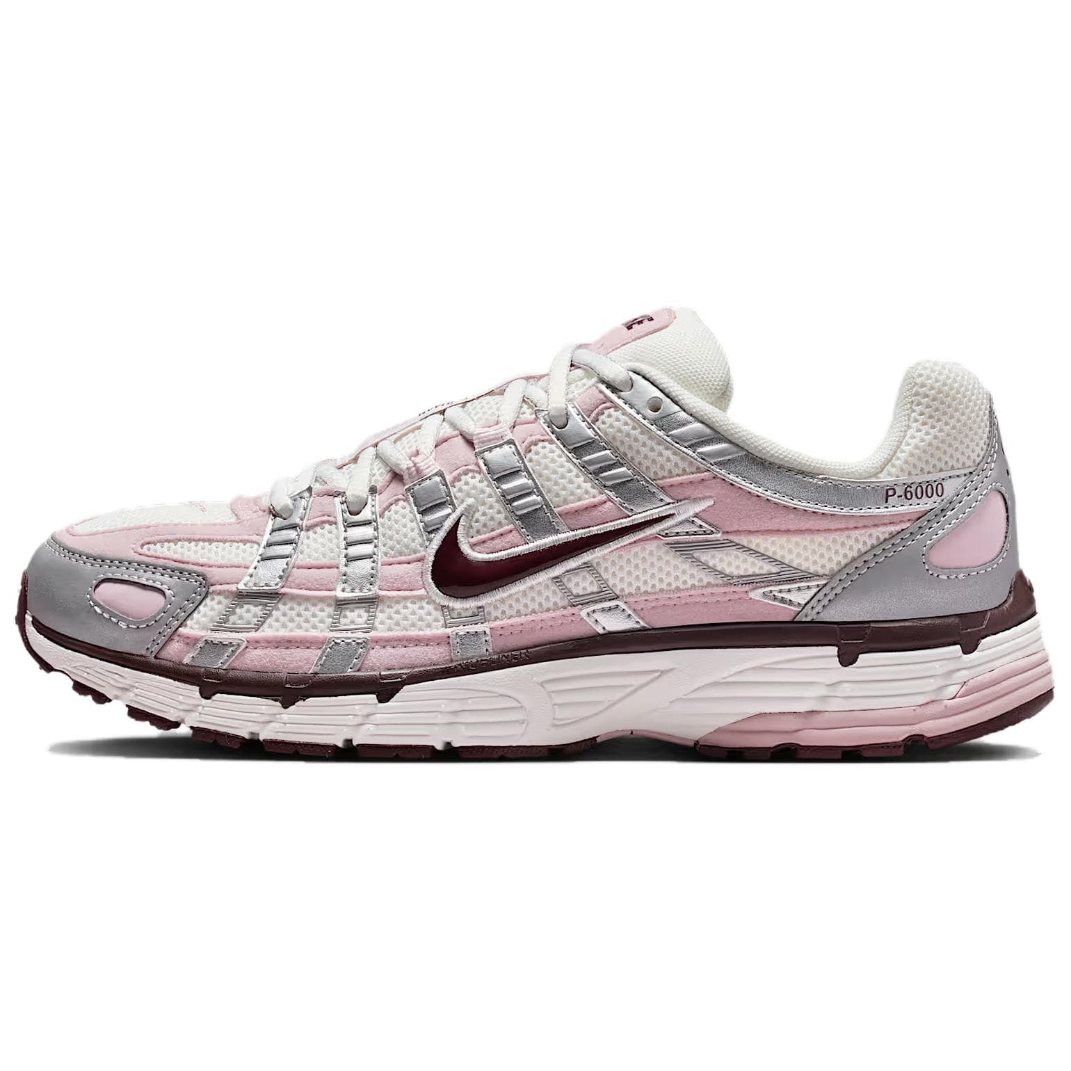 Nike P-6000 Comfort Versatile Low-Top Lifestyle Casual Shoes Women's White