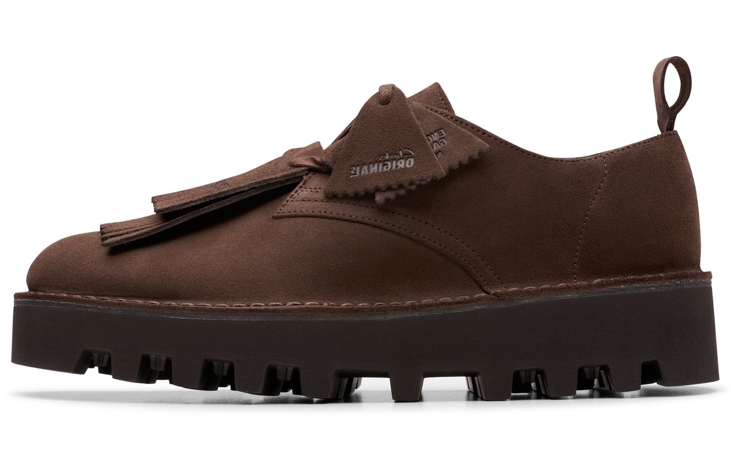 Clarks Originals Cow Split Leather Fashion Comfortable Casual Shoes Men's Brown