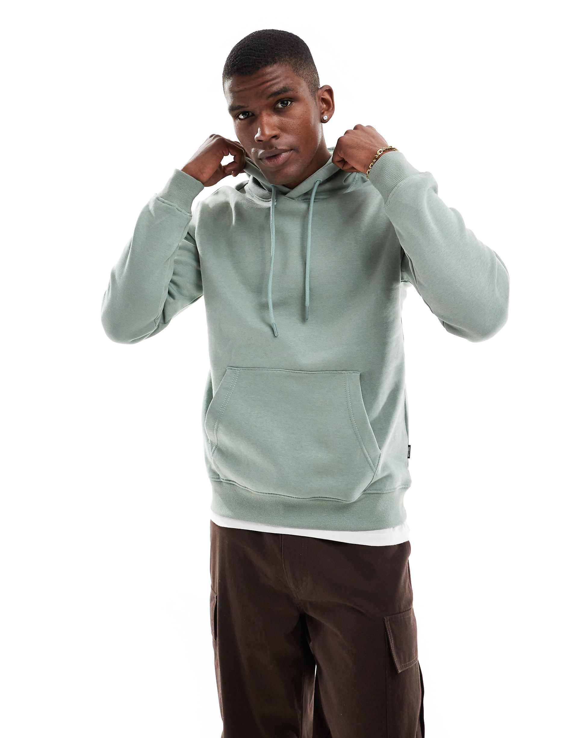 ONLY & SONS hoodie in mint green