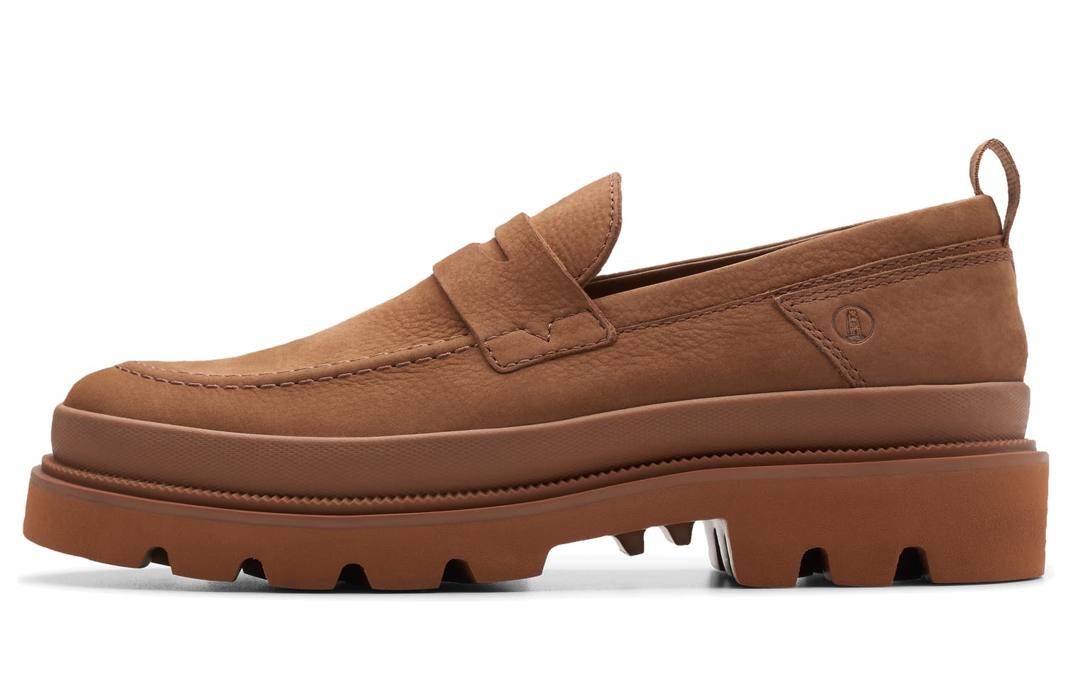clarks Badell Step Leather Loafers