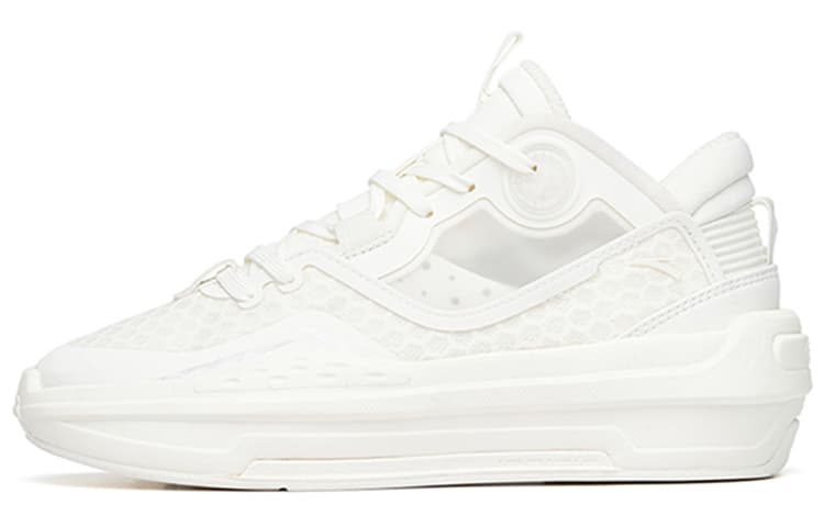 Anta C37 2.0 Breathable Lightweight Mid-Top Skateboard Shoes Women's Ivory White